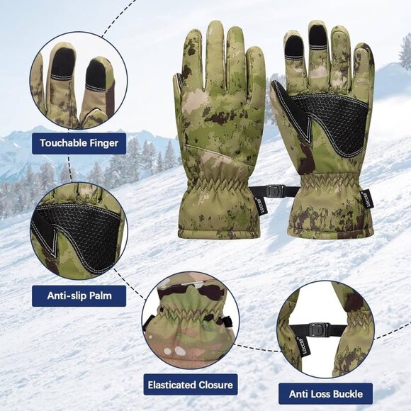 Camouflage Winter Gloves (XL) - Picture 2 of 7